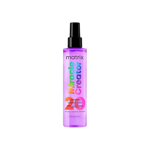 Matrix Miracle Creator Leave-In Conditioner Spray | Moisturizes & Detangles | Anti-Frizz | Heat Protectant | For Damaged Hair | For All Hair Types | Sulfate Free | Packaging May Vary